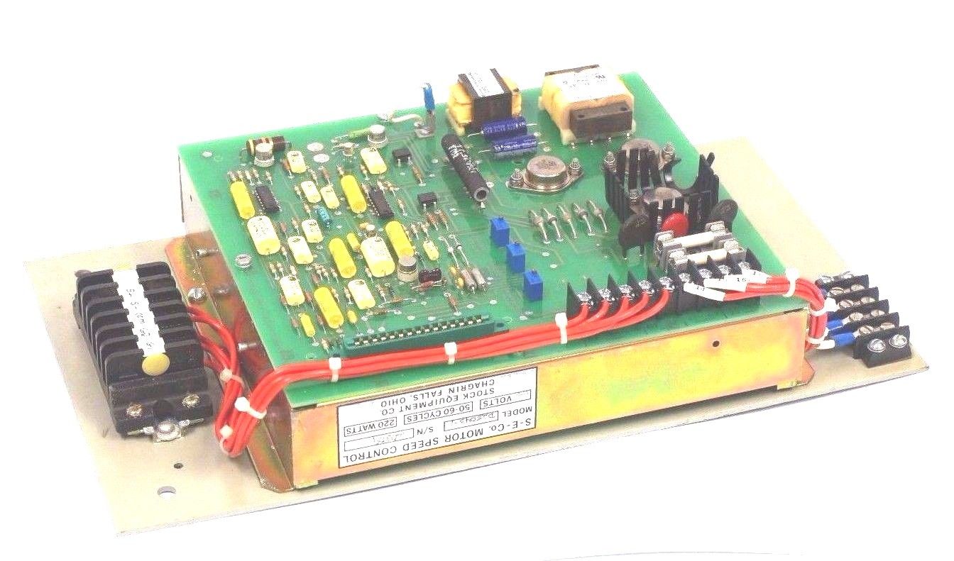 NEW S-E-CO D25043-1 MOTOR SPEED CONTROLLER 115V, 220W, D250431