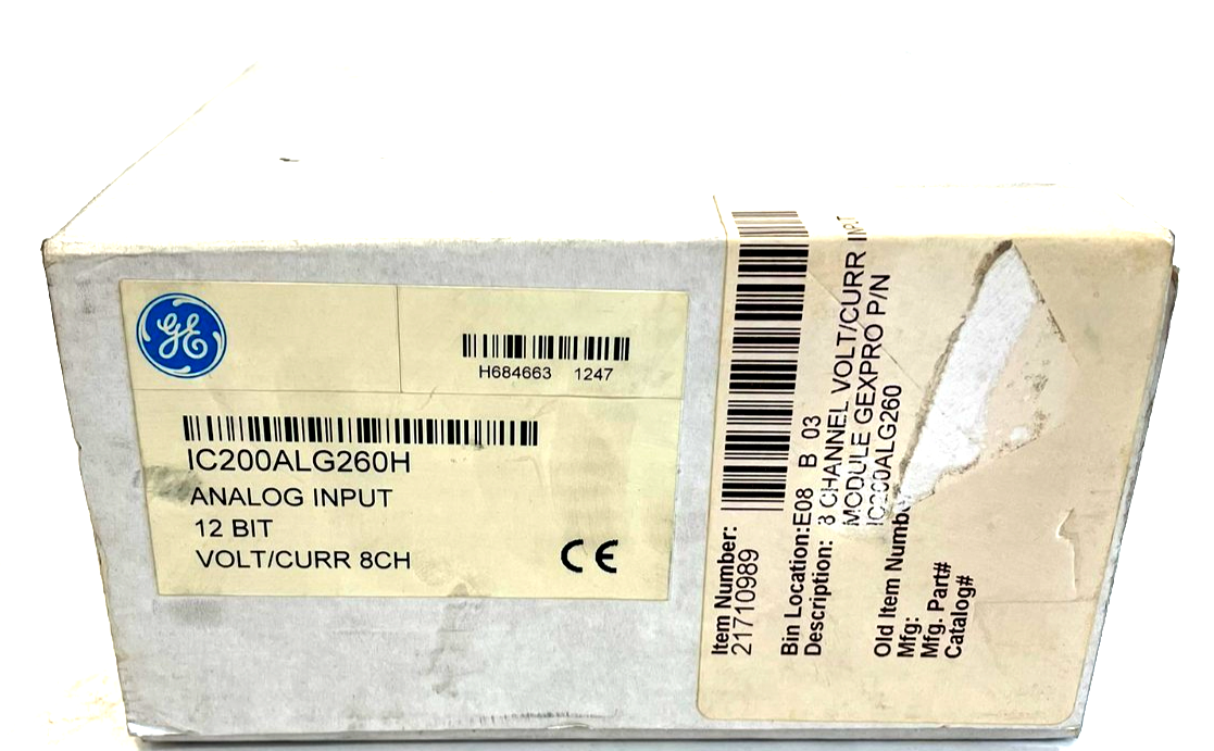 NEW SEALED GE FANUC IC200ALG260H ANALOG INPUT 12 BIT IC200ALG260 - Image 4