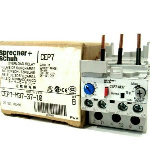 NEW SPRECHER & SCHUH CEP7-M37-37-10 OVERLOAD RELAY CEP7M373710