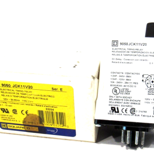 NEW SQUARE D 9050-JCK11V20 TIMING RELAY SER.E 9050JCK11V20