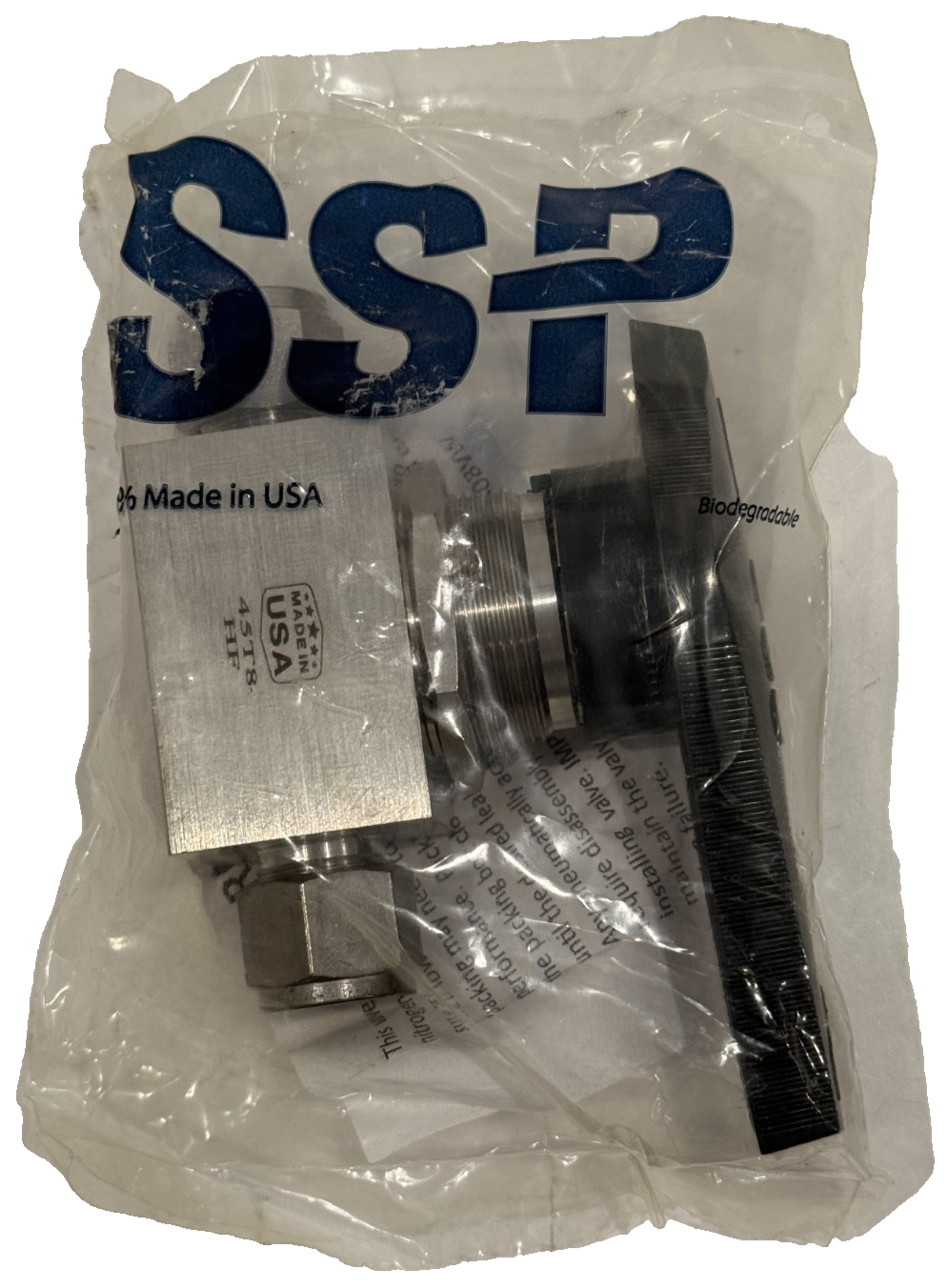 NEW SSP 45GD8-316 BALL VALVE 45GD8316 3/4" 2500PSI 316 SST 45GD8316 - Image 5