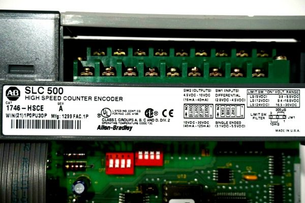 USED ALLEN BRADLEY 1746-HSCE HIGH SPEED COUNTER SER.A 1746HSCE - Image 4