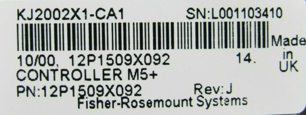 USED FISHER ROSEMOUNT DELTA V 12P1509X092 CONTROL MODULE KJ2002X1-CA1 - Image 5