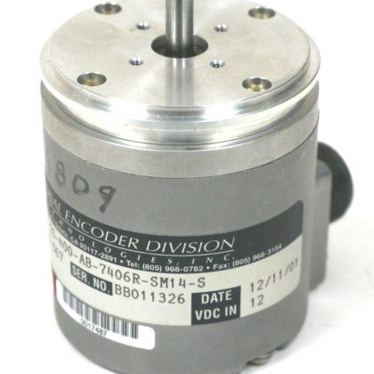 BEI INDUSTRIAL L253F-F8-SS-400-AB-7406R-SM14-S ENCODER 924-01020-067