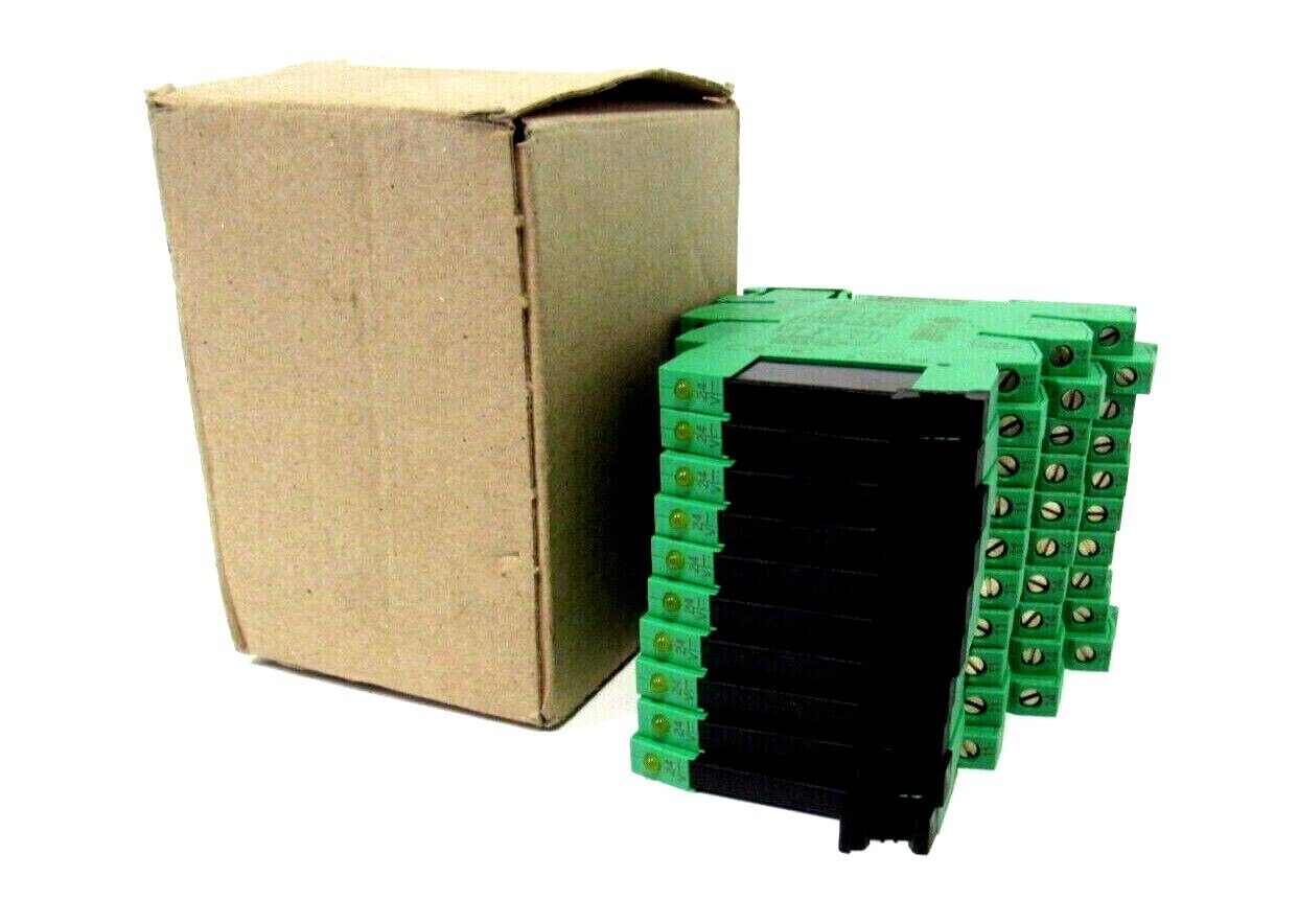 LOT OF 10 NEW PHOENIX CONTACT PLC-BSC- 24DC/ 21 TERMINAL BLOCK PLCBSC24DC/21