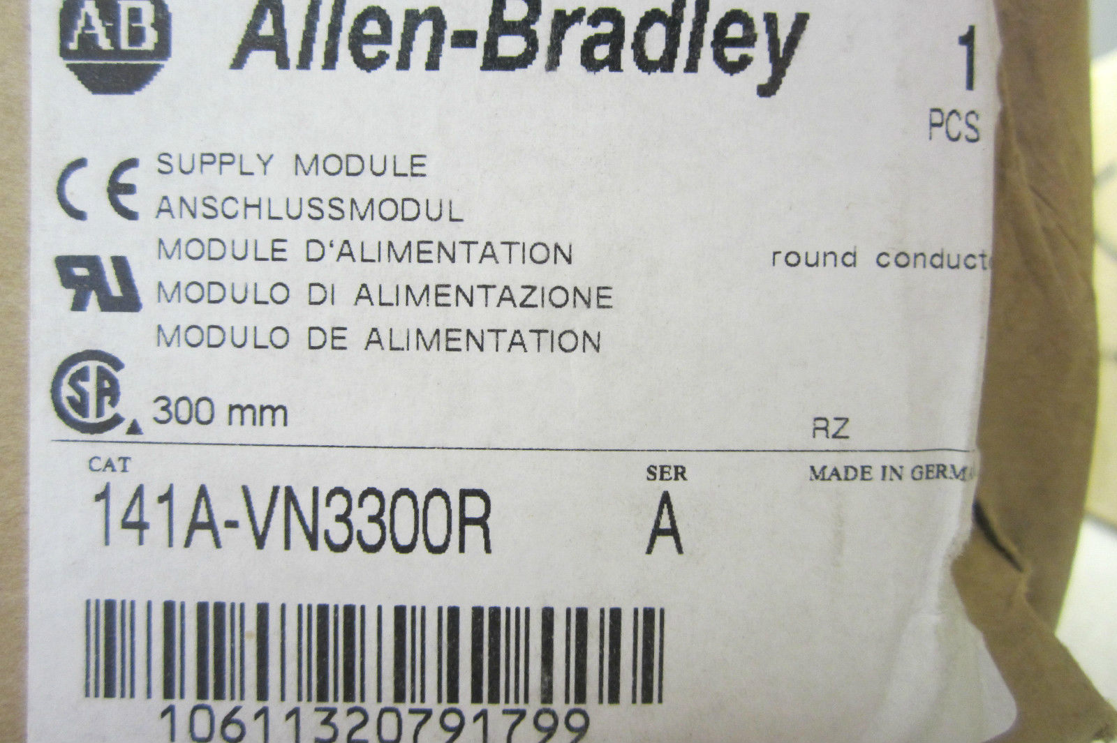 NEW ALLEN BRADLEY 141A-VN3300R SUPPLY MODULE 141AVN3300R - Image 3