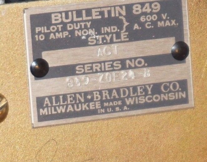NEW ALLEN BRADLEY ACT 849-Z0E24-B PNEUMATIC TIMING RELAY ACT849Z0E24B - Image 3