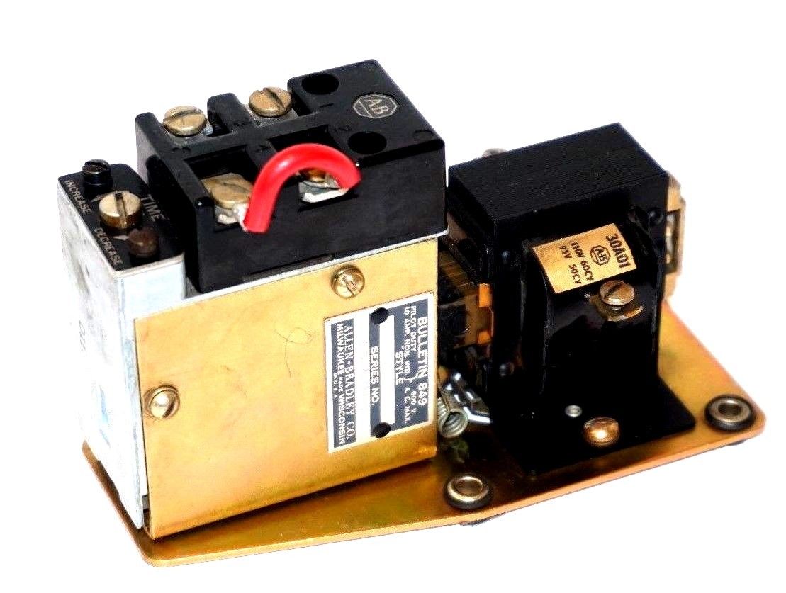 NEW ALLEN BRADLEY ACT 849-Z0E24-B PNEUMATIC TIMING RELAY ACT849Z0E24B