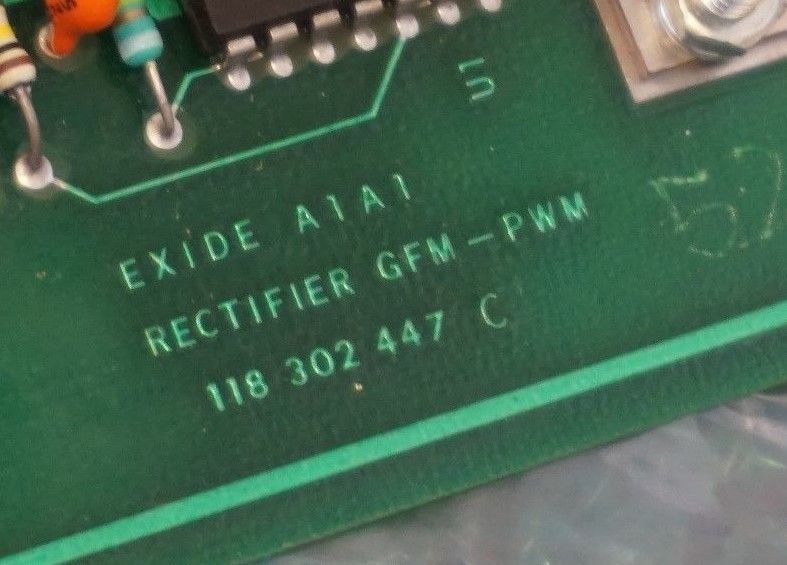 NEW EXIDE A1A1 RECTIFIER GFM-PWW 118-302-447-C CIRCUIT BOARD 118302447C - Image 3