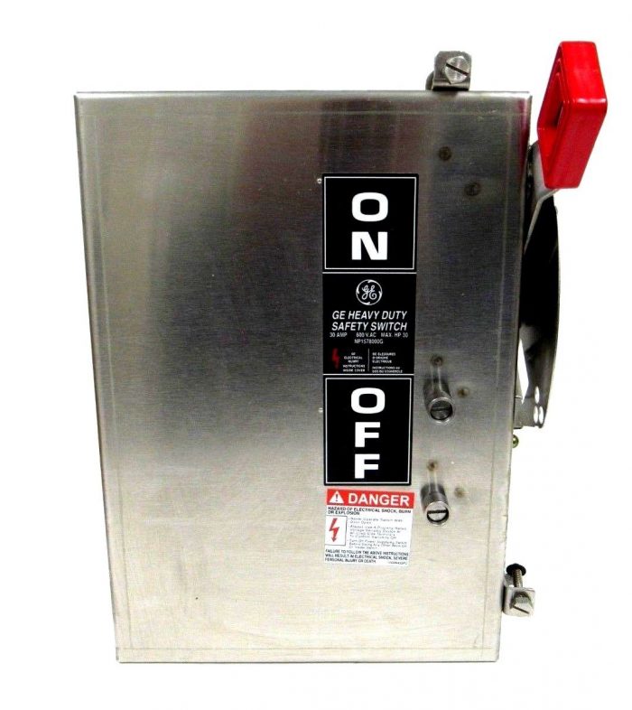 NEW GENERAL ELECTRIC THN3361SS SAFETY SWITCH 600V 30A 3 POLES - Image 3