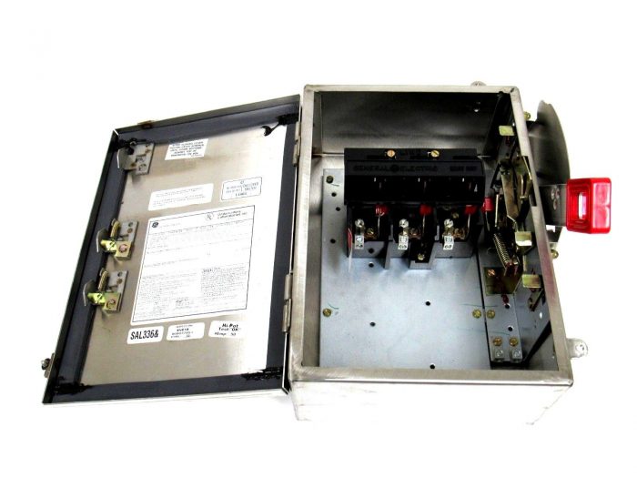 NEW GENERAL ELECTRIC THN3361SS SAFETY SWITCH 600V 30A 3 POLES - Image 4