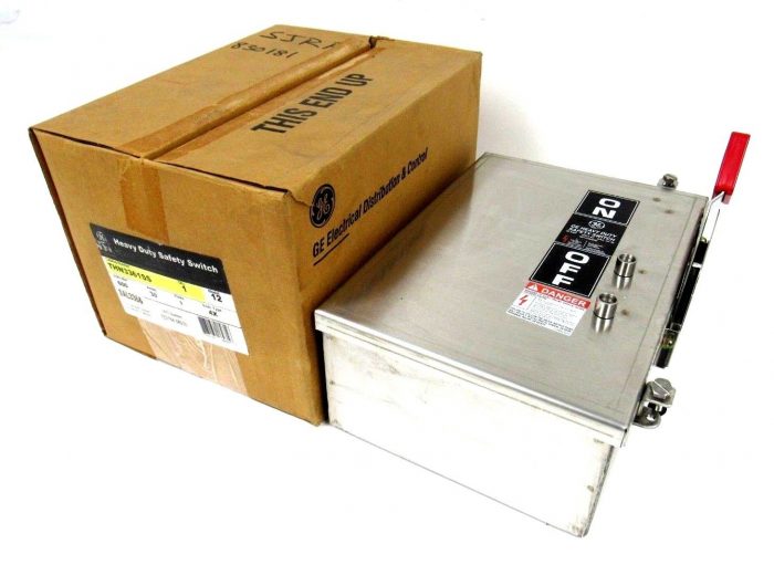 NEW GENERAL ELECTRIC THN3361SS SAFETY SWITCH 600V 30A 3 POLES