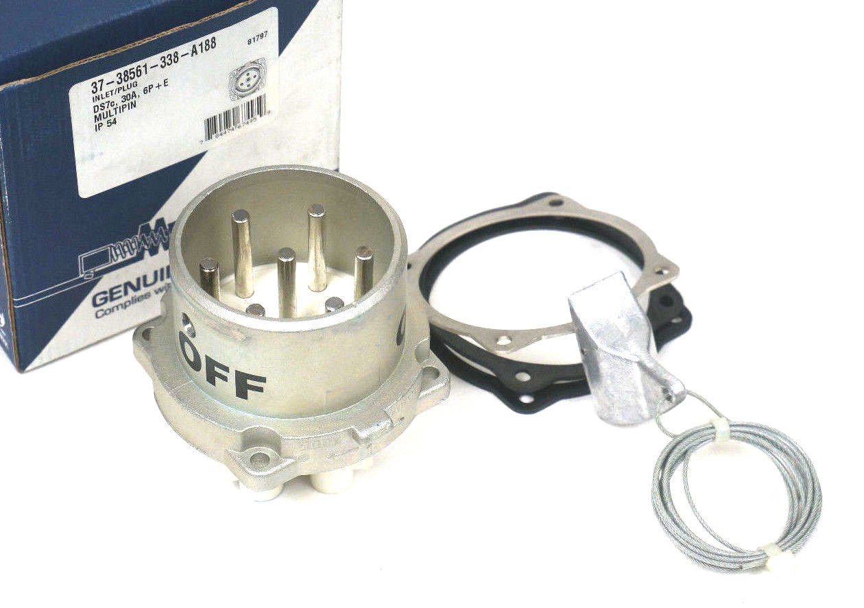 NEW MELTRIC 37-38561-338-A188 INLET/PLUG 3738561338A188