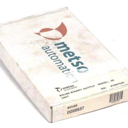 NEW METSO AUTOMATION BOU-83 BINARY OUTPUT MODEL: 02 , D200537 , BOU83