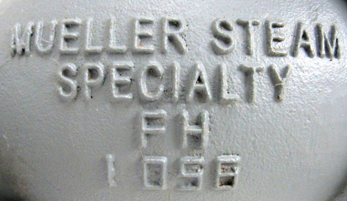 NEW MUELLER STEAM SPECIALTY 478101 Y STRAINER 4" FH-1056 - Image 4