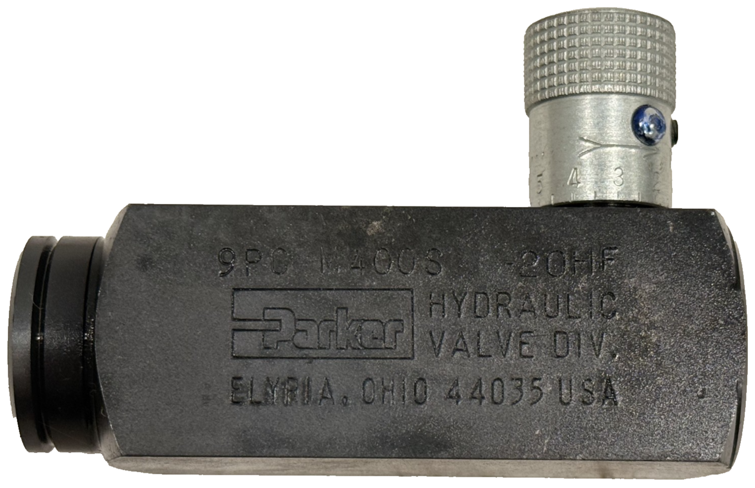 NEW PARKER 9PC M400S -20HF FLOW CONTROL VALVE 9PCM400S-20HF - Image 5