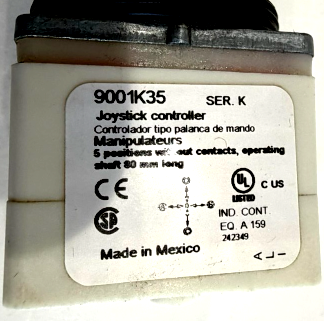 NEW SCHNEIDER ELECTRIC 9001K35 JOYSTICK CONTROLLER SERIES K - Image 3