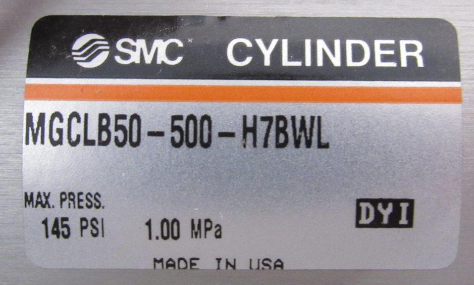 NEW SMC MGCLB50-500-H7BWL GUIDED CYLINDER MGCLB50500H7BWL - Image 4