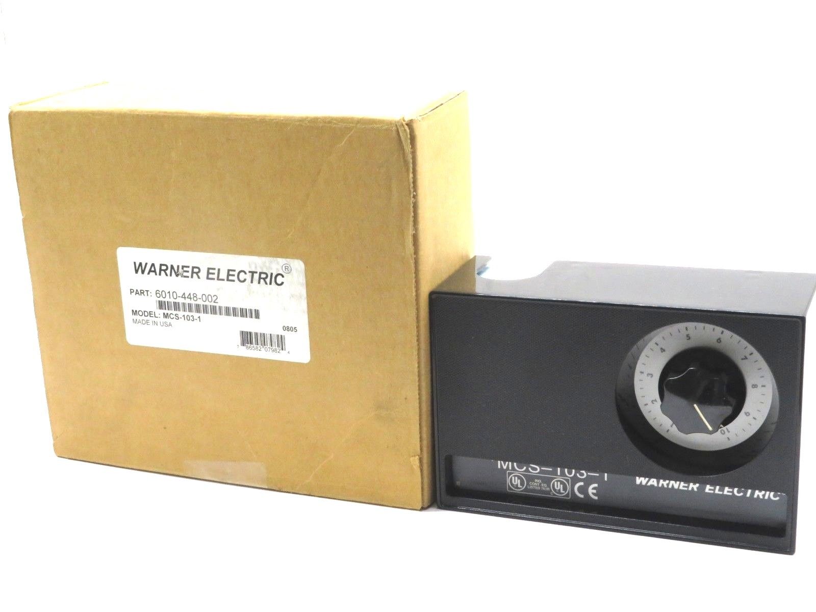 Warner Electric 6010-448-002 Control MSC-103-1 