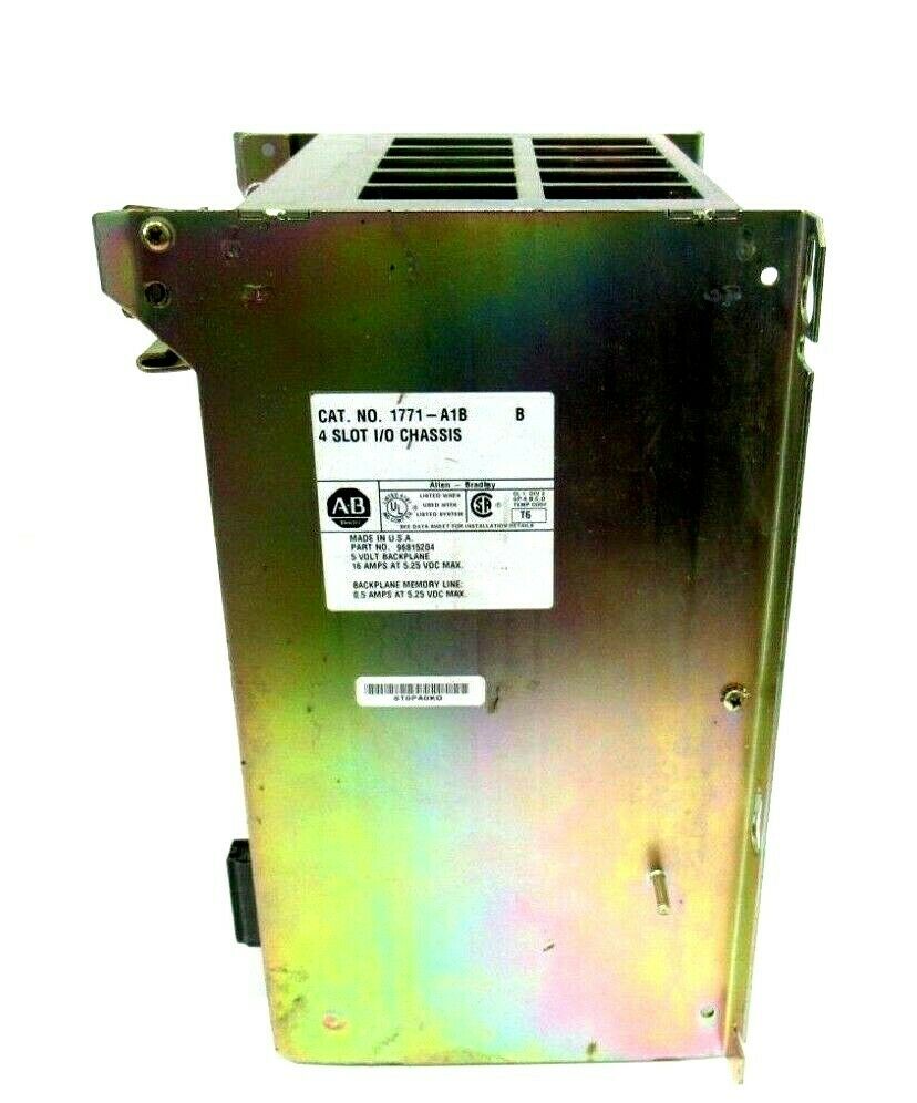 USED ALLEN BRADLEY 1771-A1B I/O RACK SER.B 1771A1B - Image 4