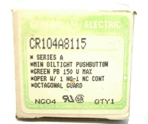 3 NEW GENERAL ELECTRIC CR104A-8115 PUSHBUTTONS CR104A8115 - Image 3