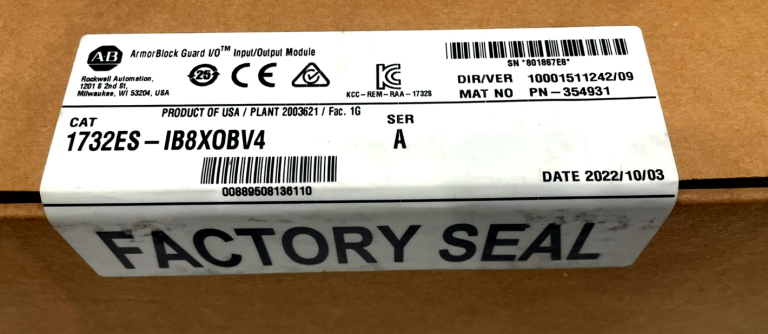 ALLEN BRADLEY 1732ES-IB8XOBV4 SFETY MODULE 1732ESIB8XOBV4 NEW, SURPLUS ...