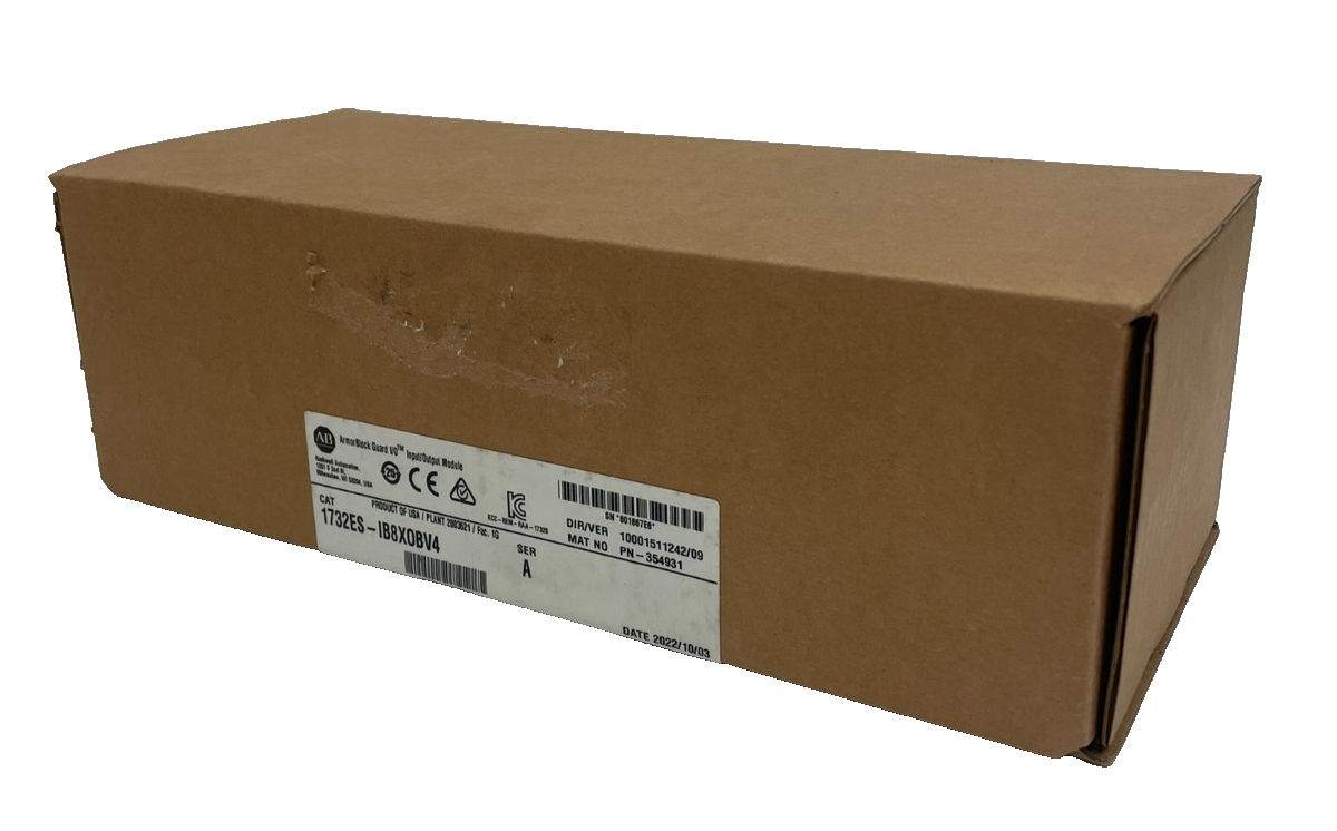 ALLEN BRADLEY 1732ES-IB8XOBV4 SFETY MODULE 1732ESIB8XOBV4 NEW, SURPLUS ...