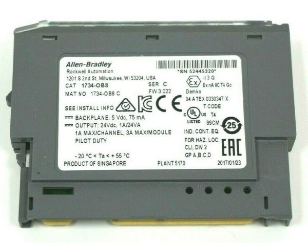 NEW ALLEN BRADLEY 1734-OB8 OUTPUT MODULE 1734OB8 - Image 4