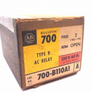 NEW ALLEN BRADLEY 700-B110A1 AC RELAY SER.A 700B110A1
