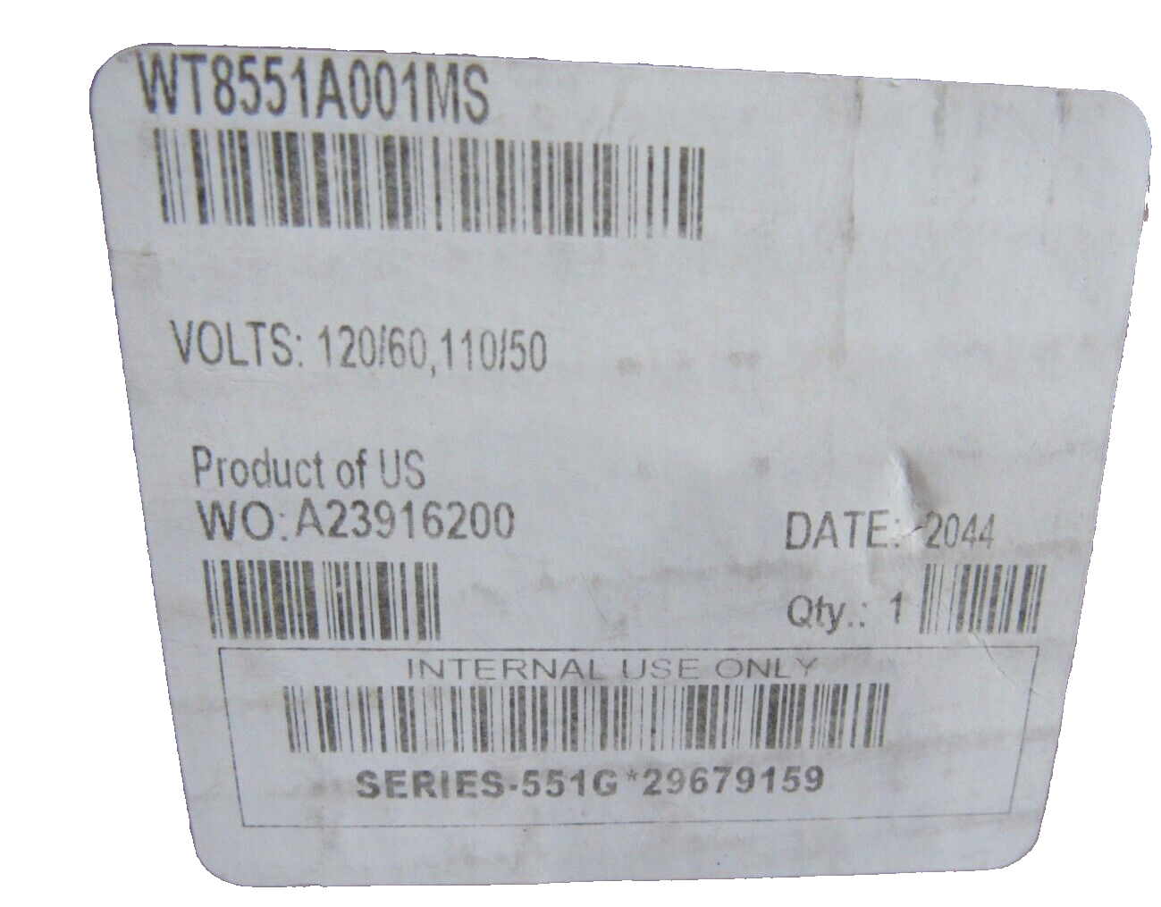 NEW ASCO WT8551A001MS SOLENOID VALVE 120/60 110/50 - Image 6