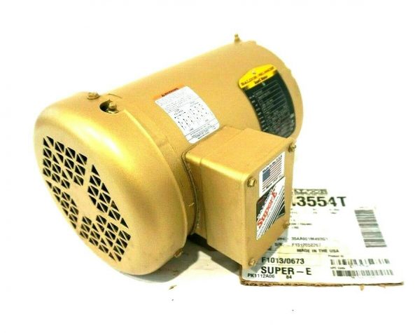 NEW BALDOR RELIANCE EM3554T MOTOR 35AA001M493G1 1760 RPM 1.5HP 3 PHASE