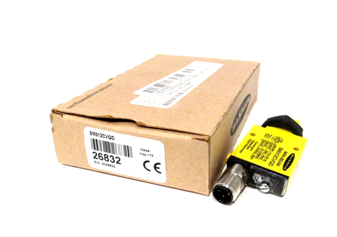 NEW BANNER ENGINEERING SM312CVQD PHOTOELECTRIC SENSOR 26832 - SB ...