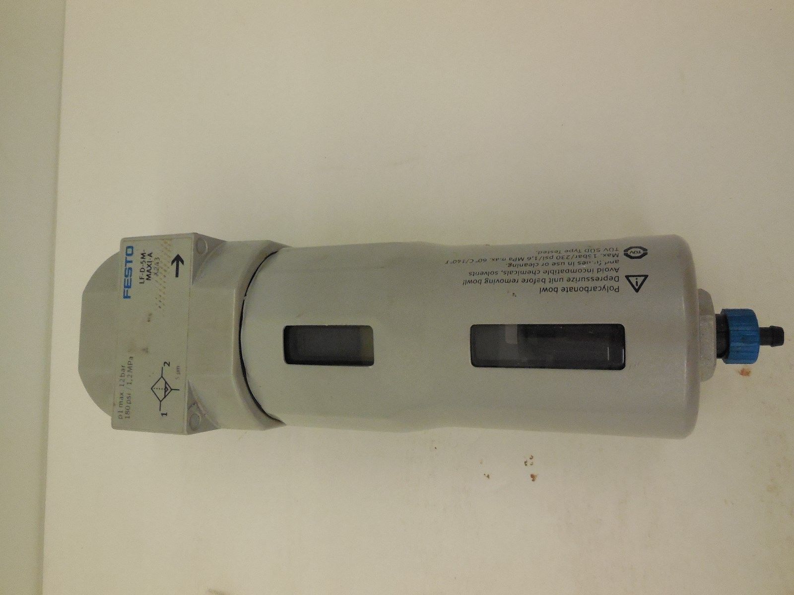 NEW FESTO LF-D-5M-MAXI-A PNEUMATIC FILTER LFD5MMAXIA