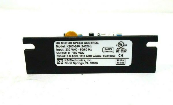 NEW KB ELECTRONICS KBIC-240 MOTOR SPEED CONTROL 9428H KBIC240 - Image 3