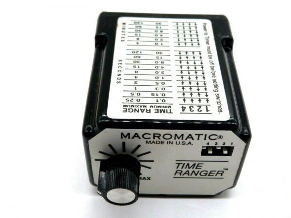 NEW MACROMATIC SS-60528 TIME DELAY RELAY SS60528 - Image 3