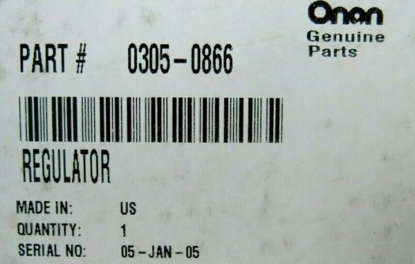 NEW ONAN 0305-0866 VOLTAGE REGULATOR 03050866 0338-2744 REV E 1708195-1 4604 - Image 7