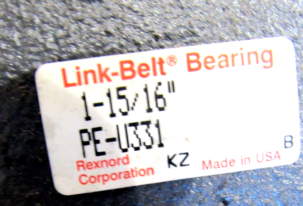 NEW REXNORD PEU331 PILLOW BLOCK BEARING 1-15/16 - Image 5