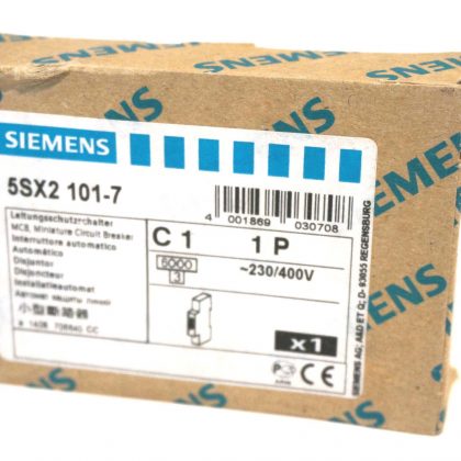 NEW SIEMENS 5SX2-101-7 CIRCUIT BREAKER 5SX21017