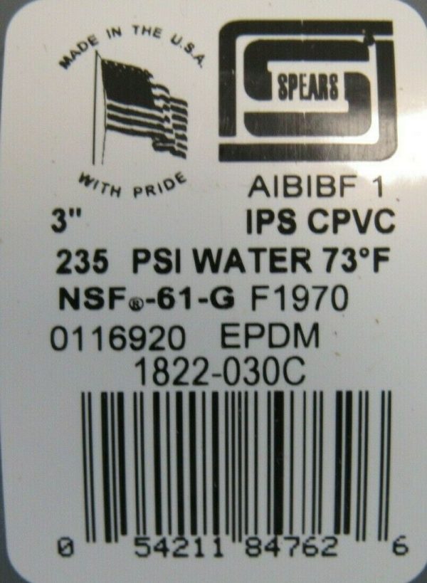 NEW SPEARS 1822-030C BALL VALVE SOCKET 3" TU 2000 1822030C - Image 4