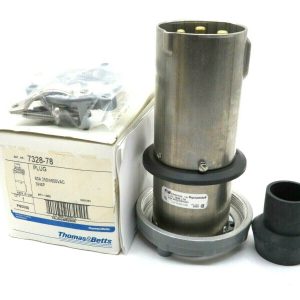 NEW THOMAS BETTS 7328-78 PLUG 60A 250V/600VAC 732878