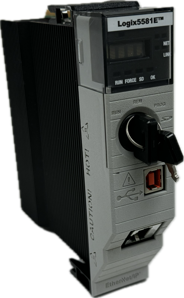 USED ALLEN BRADLEY 1756-L81E CONTROLLOGIX 3MB CPU MODULE 5580 SER. B ...