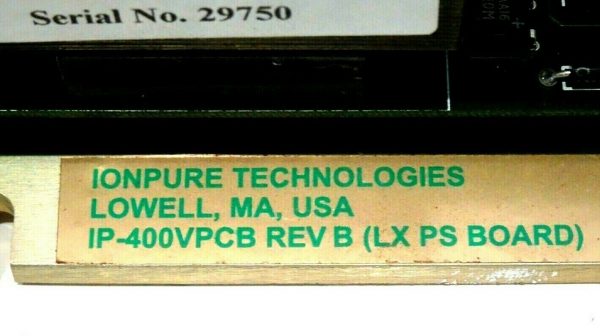 USED IONPURE TECHNOLOGIES IP-400VPCB CONTROL BOARD REV. B IP400VPCB - Image 3