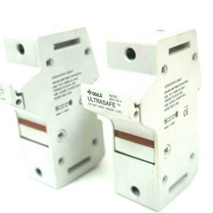 2 NEW GOULD US6J1I ULTRASAFE FUSE HOLDERS 60A 600V