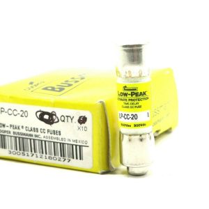7 NEW BUSSMANN LP-CC-20 LOW PEAK FUSES LPCC20