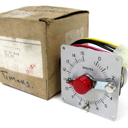 NEW 832800-071 TIMER TM-15MIN 120V 60HZ 832800071