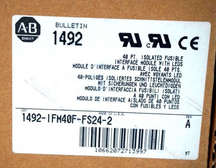 NEW ALLEN BRADLEY 1492-IFM40F-FS24-2 FUSIBLE INTERFACE MODULE 1492IFM40FFS242 - Image 4
