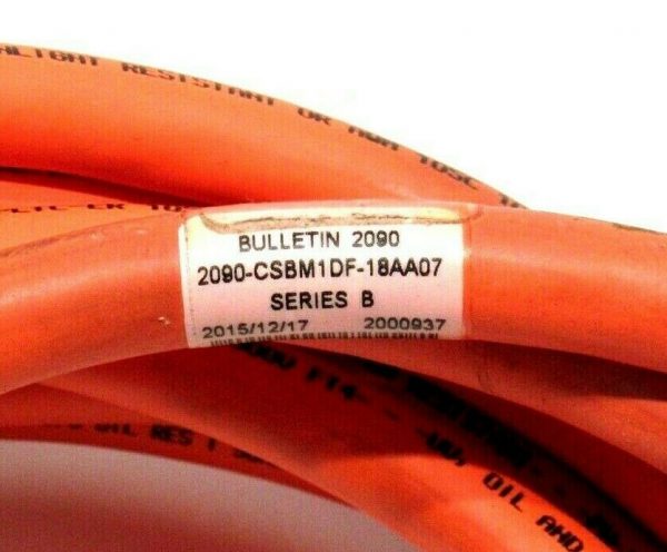 NEW ALLEN BRADLEY 2090-CSBM1DF-18AA07 MOTOR CABLE SER.B 2090CSBM1DF18AA07 - Image 4