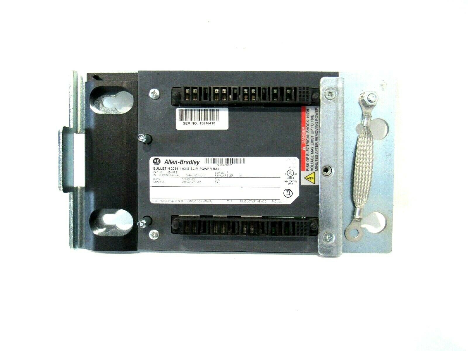 NEW ALLEN BRADLEY 2094-PRS1 POWER RAIL SER.A 2094PRS1 - Image 3