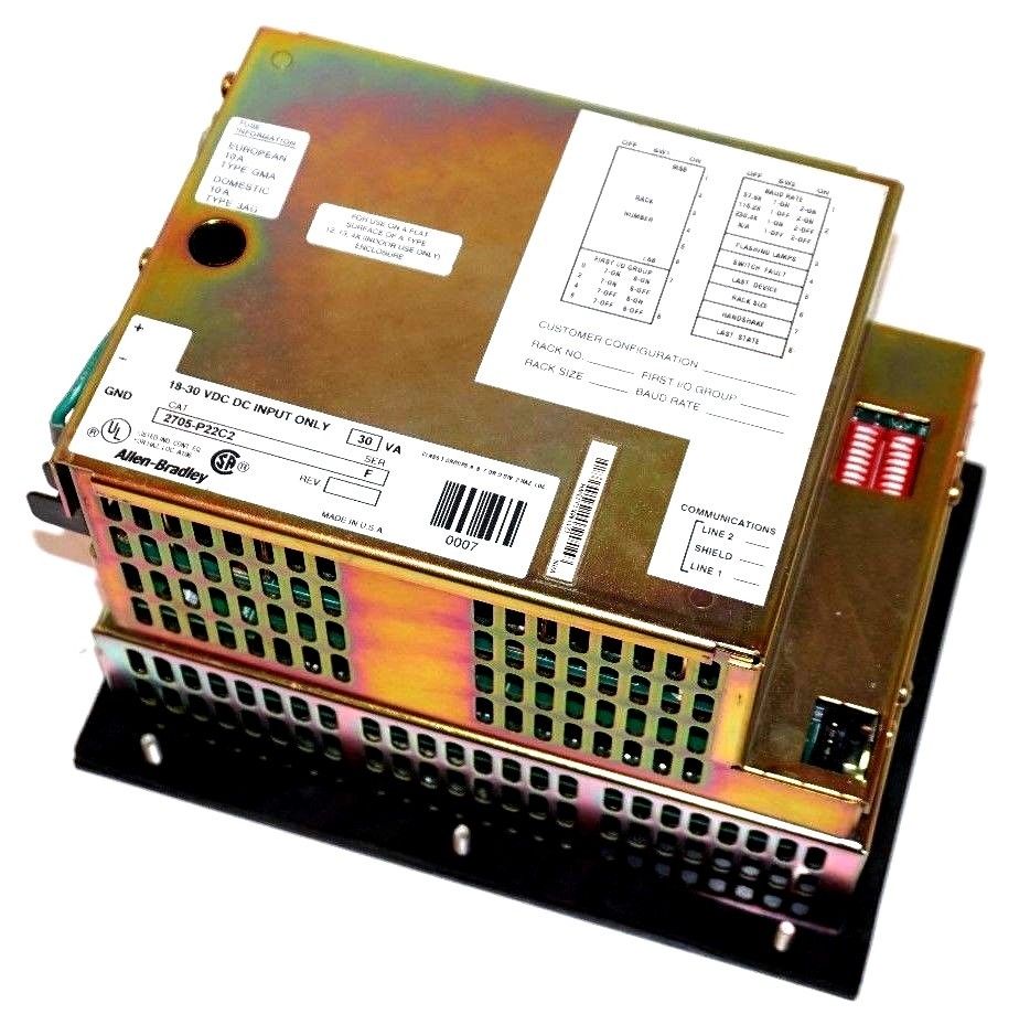 NEW ALLEN BRADLEY 2705-P22C2 SER. F PUSHBUTTON STATION 2705P22C2 - Image 3