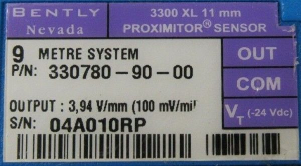 NEW BENTLY NEVADA 330780-90-00 PROXIMITY SENSOR 3300 XL 11 MM 3307809000 - Image 4